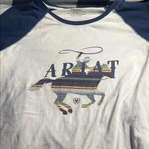 Ariat women’s Blue and White Graphic Tee